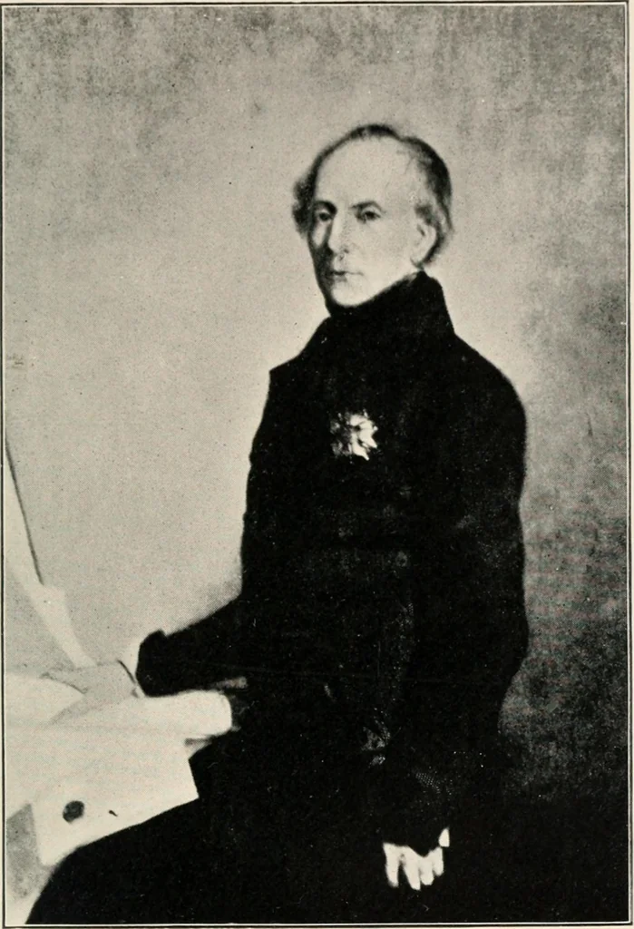 An illustration from Reminiscences of a portrait painter, 1894, leaf 208