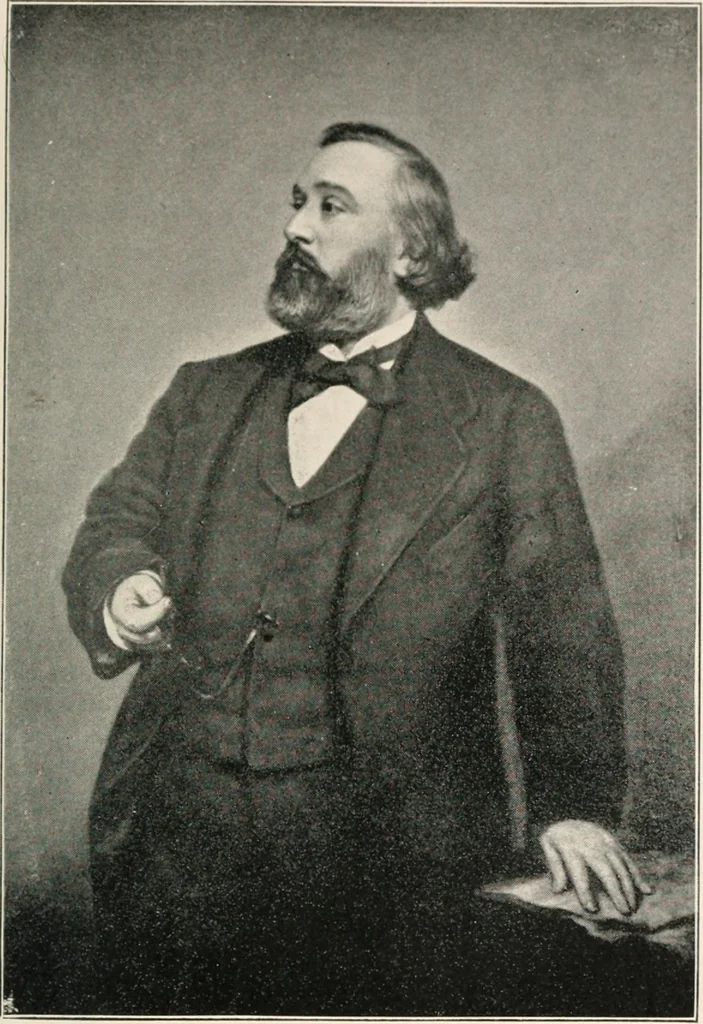 An illustration from Reminiscences of a portrait painter, 1894, leaf 226
