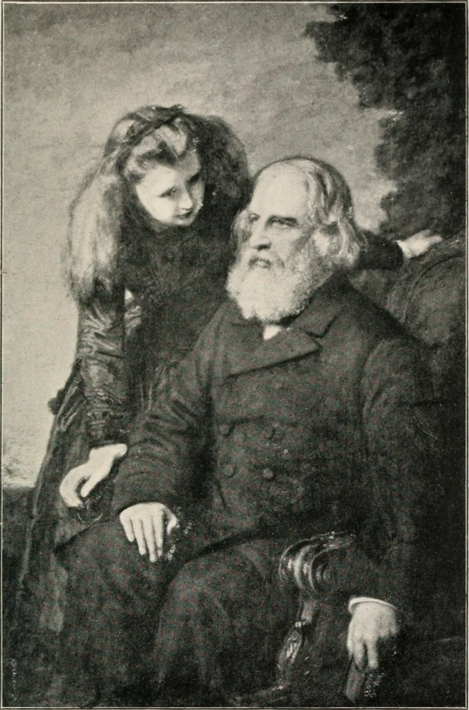 An illustration from Reminiscences of a portrait painter, 1894, leaf 260