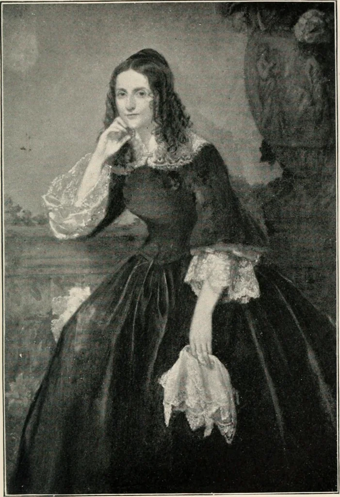 An illustration from Reminiscences of a portrait painter, 1894, leaf 80