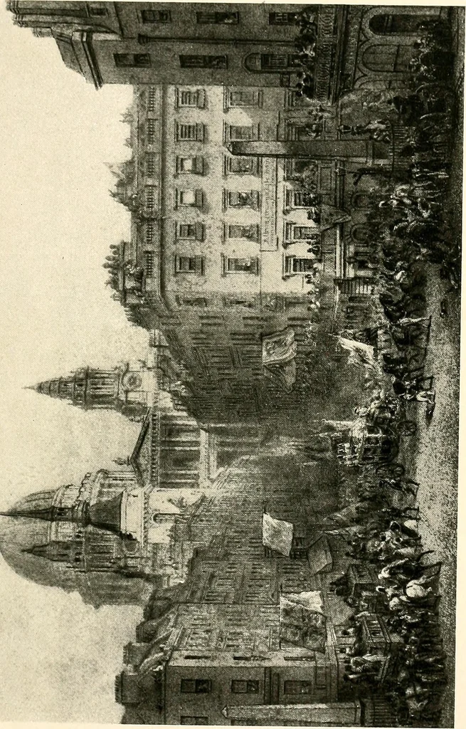 An illustration from The reminiscences of a very old man, 1808-1897, 1899, leaf 154