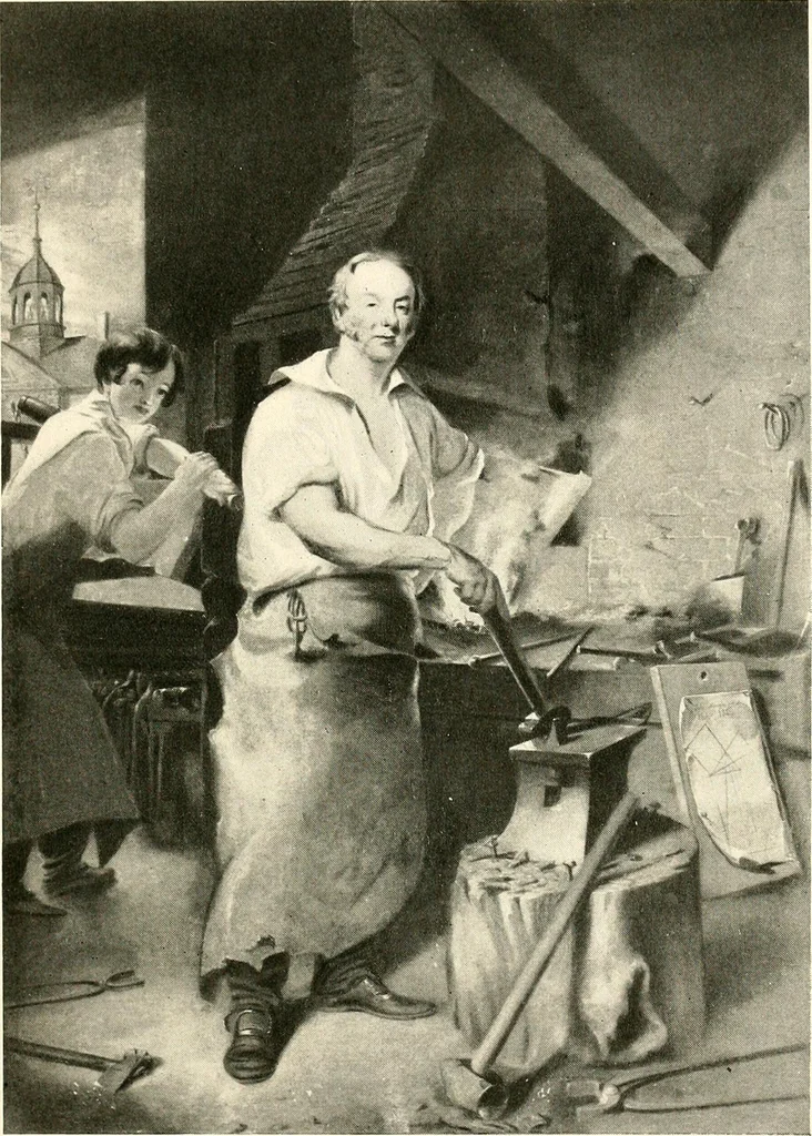An illustration from The reminiscences of a very old man, 1808-1897, 1899, leaf 246