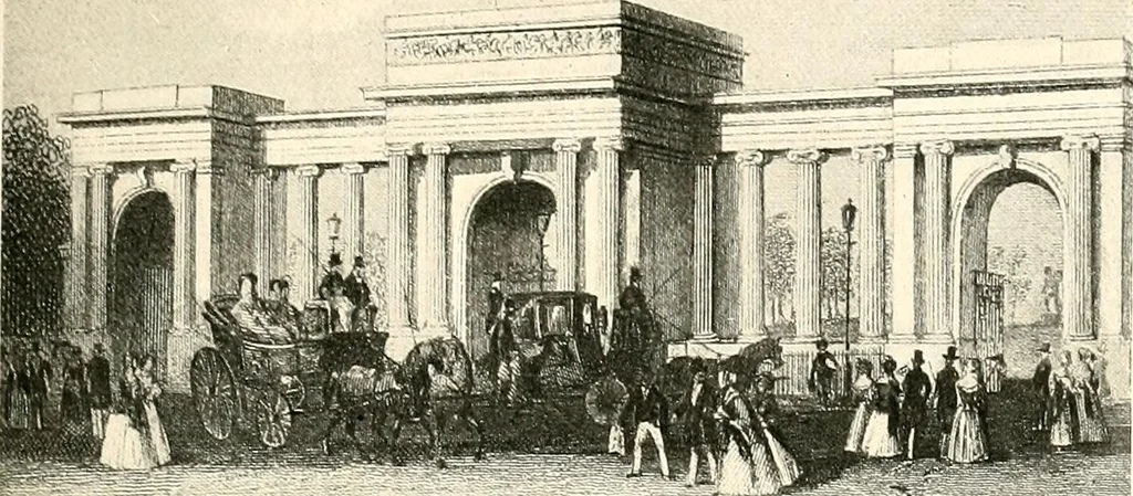 An illustration from The reminiscences of a very old man, 1808-1897, 1899, leaf 36