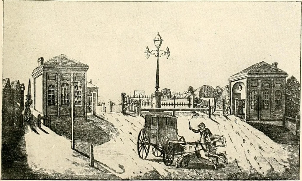 An illustration from The reminiscences of a very old man, 1808-1897, 1899, leaf 36