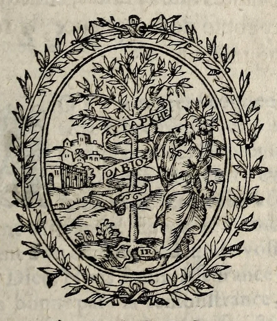An illustration from Remonstance du clerge de France, faite au Roy le xix. Nouembre /, 1585, leaf 1