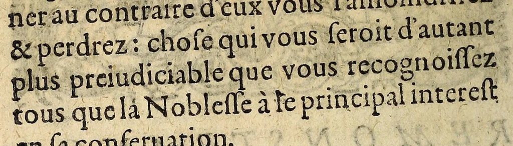 An illustration from Remonstrance a la noblesse catholiqve de France qui tient le party du Roy de Nauarre., 1589, leaf 4