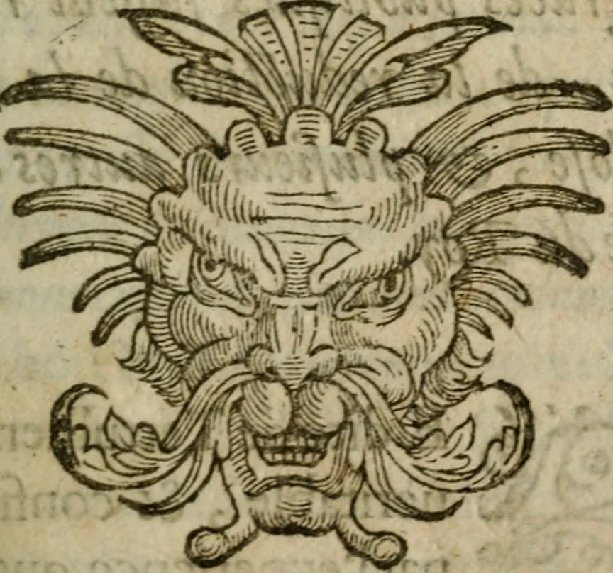 An illustration from Remonstrances et discours faicts et prononcez en la Cour & Chambre de l'edict establie à Castres d'Albigeois, pour le ressort de la Court de Parlement de Tholose, 1597, leaf 72