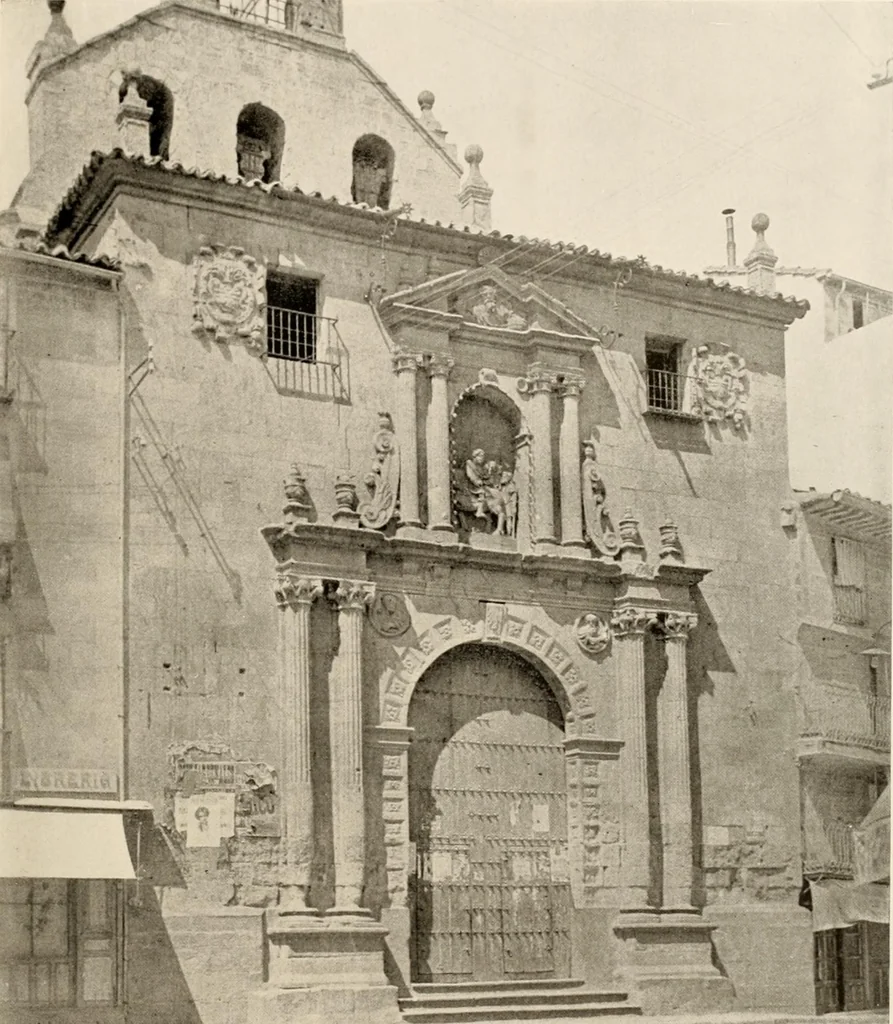An illustration from The renaissance architectvre of central and northern Spain, a collection of photographs and measvred drawings,, 1920, leaf 104