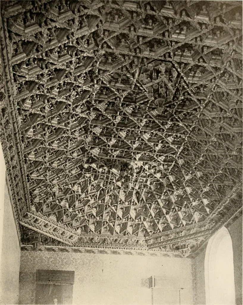 An illustration from The renaissance architectvre of central and northern Spain, a collection of photographs and measvred drawings,, 1920, leaf 120