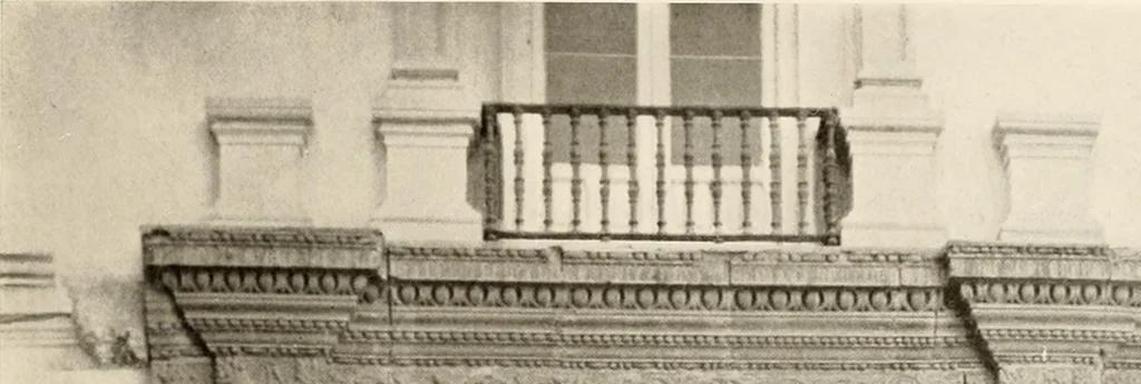 An illustration from The renaissance architectvre of central and northern Spain, a collection of photographs and measvred drawings,, 1920, leaf 122