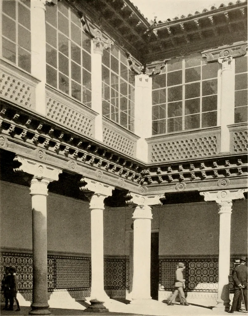An illustration from The renaissance architectvre of central and northern Spain, a collection of photographs and measvred drawings,, 1920, leaf 124