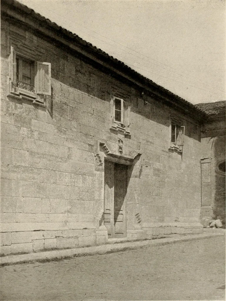 An illustration from The renaissance architectvre of central and northern Spain, a collection of photographs and measvred drawings,, 1920, leaf 130
