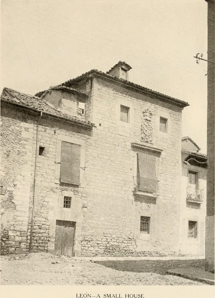 An illustration from The renaissance architectvre of central and northern Spain, a collection of photographs and measvred drawings,, 1920, leaf 130