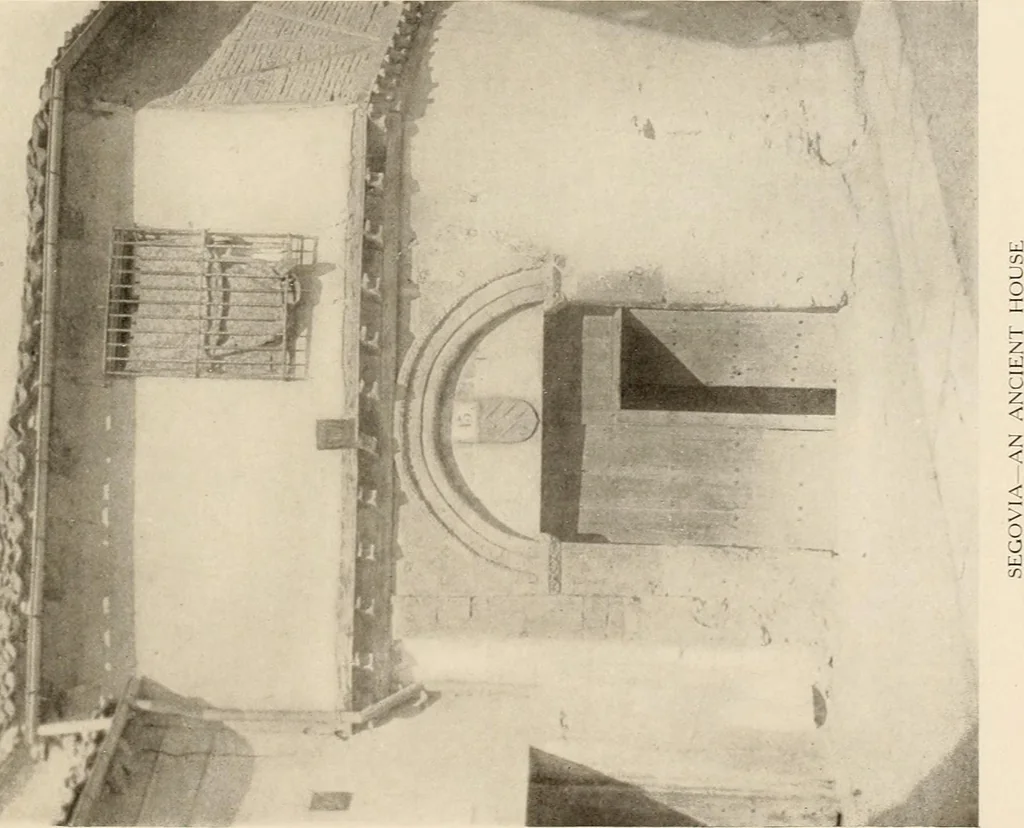 An illustration from The renaissance architectvre of central and northern Spain, a collection of photographs and measvred drawings,, 1920, leaf 132