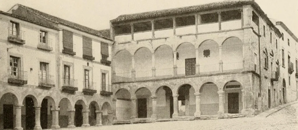 An illustration from The renaissance architectvre of central and northern Spain, a collection of photographs and measvred drawings,, 1920, leaf 134
