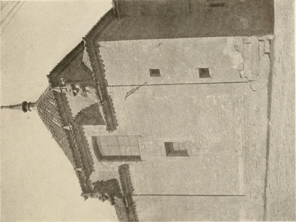 An illustration from The renaissance architectvre of central and northern Spain, a collection of photographs and measvred drawings,, 1920, leaf 136