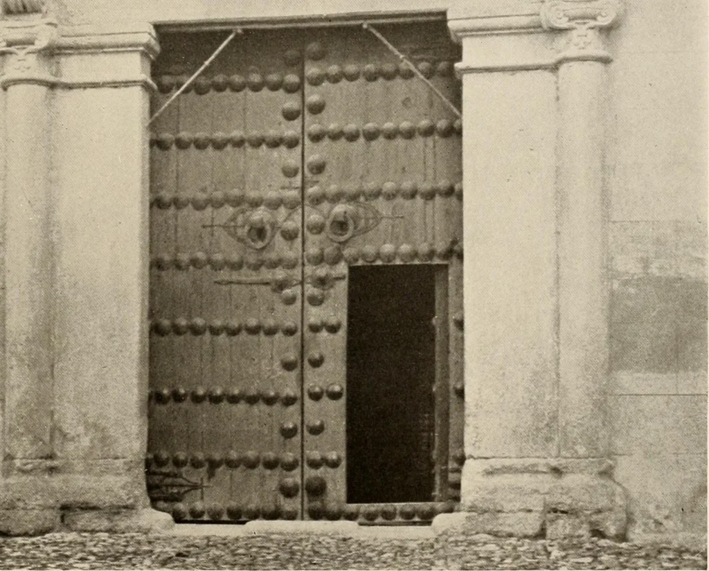 An illustration from The renaissance architectvre of central and northern Spain, a collection of photographs and measvred drawings,, 1920, leaf 140