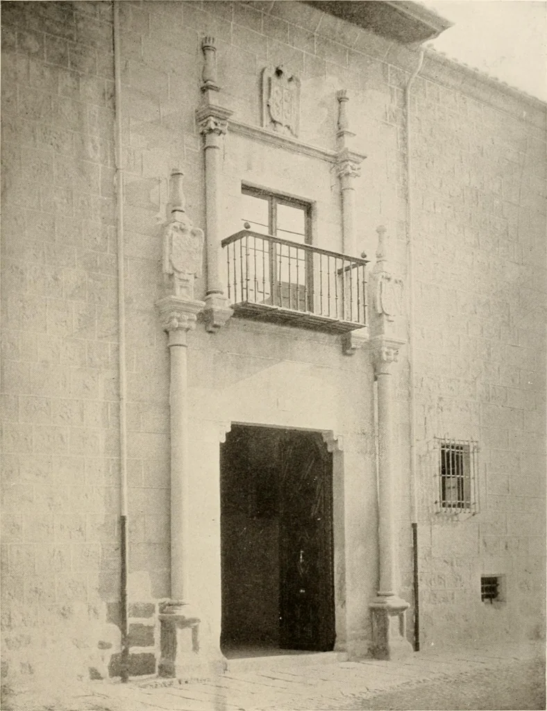 An illustration from The renaissance architectvre of central and northern Spain, a collection of photographs and measvred drawings,, 1920, leaf 144