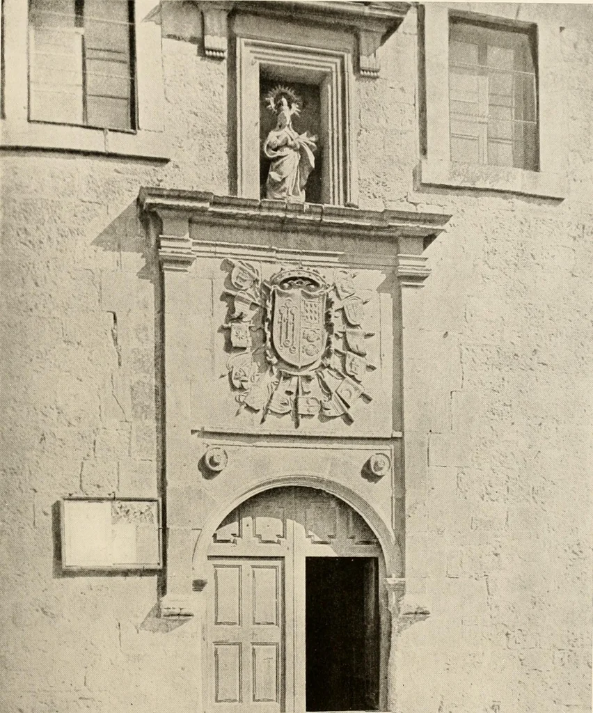 An illustration from The renaissance architectvre of central and northern Spain, a collection of photographs and measvred drawings,, 1920, leaf 146