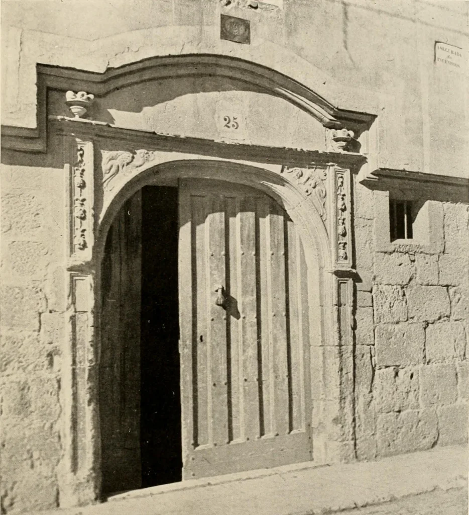 An illustration from The renaissance architectvre of central and northern Spain, a collection of photographs and measvred drawings,, 1920, leaf 156