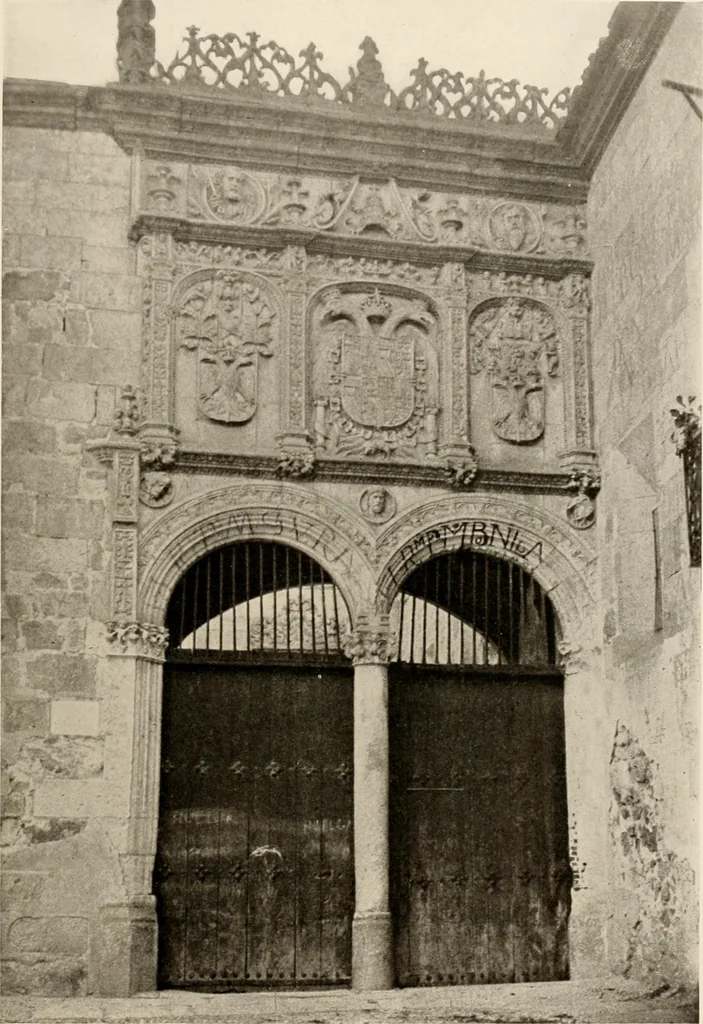 An illustration from The renaissance architectvre of central and northern Spain, a collection of photographs and measvred drawings,, 1920, leaf 160