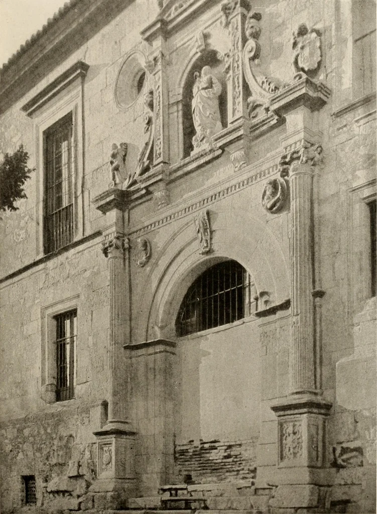 An illustration from The renaissance architectvre of central and northern Spain, a collection of photographs and measvred drawings,, 1920, leaf 164