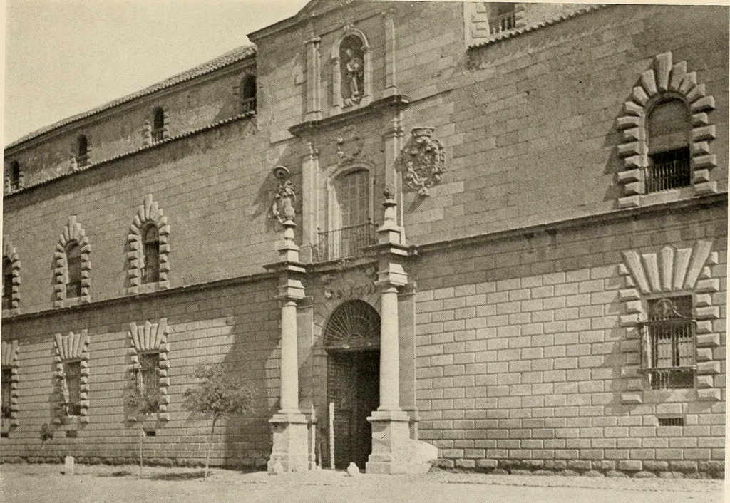 An illustration from The renaissance architectvre of central and northern Spain, a collection of photographs and measvred drawings,, 1920, leaf 18