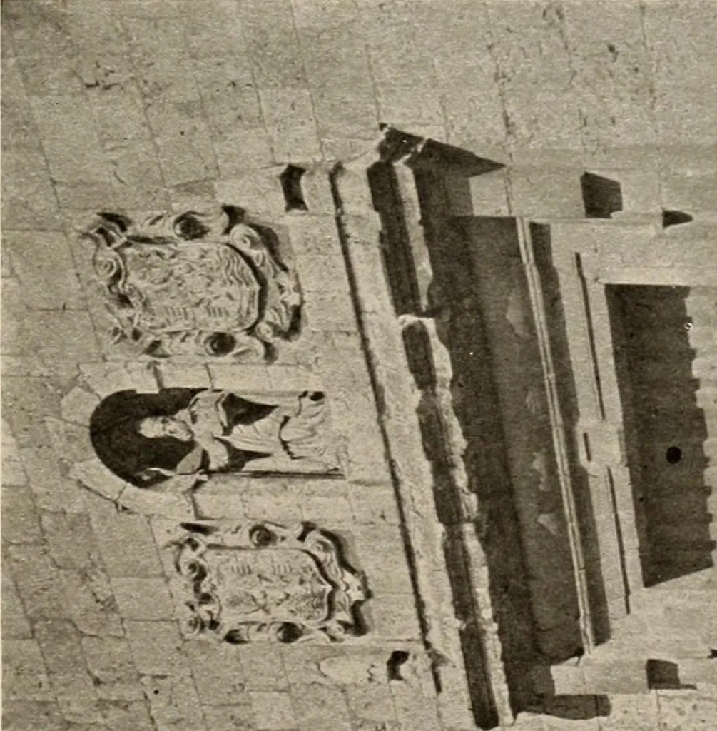 An illustration from The renaissance architectvre of central and northern Spain, a collection of photographs and measvred drawings,, 1920, leaf 180