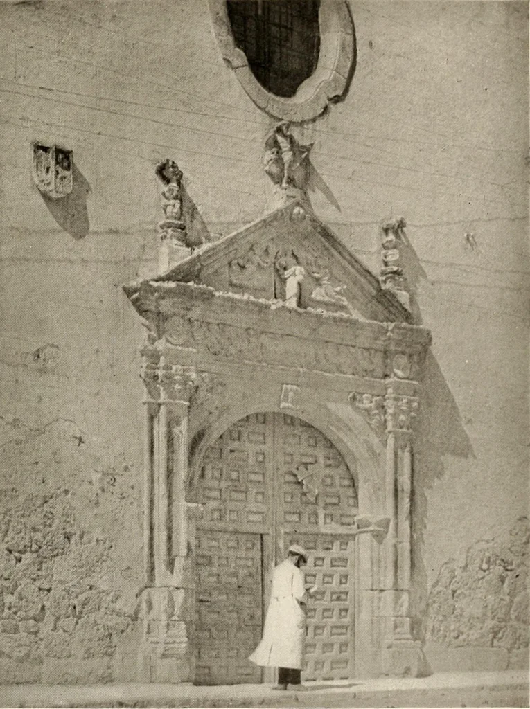 An illustration from The renaissance architectvre of central and northern Spain, a collection of photographs and measvred drawings,, 1920, leaf 182