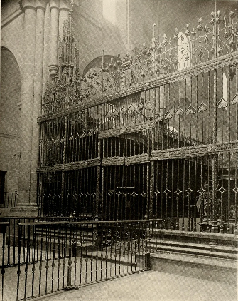 An illustration from The renaissance architectvre of central and northern Spain, a collection of photographs and measvred drawings,, 1920, leaf 186