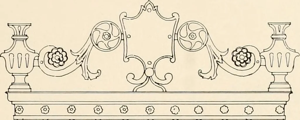 An illustration from The renaissance architectvre of central and northern Spain, a collection of photographs and measvred drawings,, 1920, leaf 194