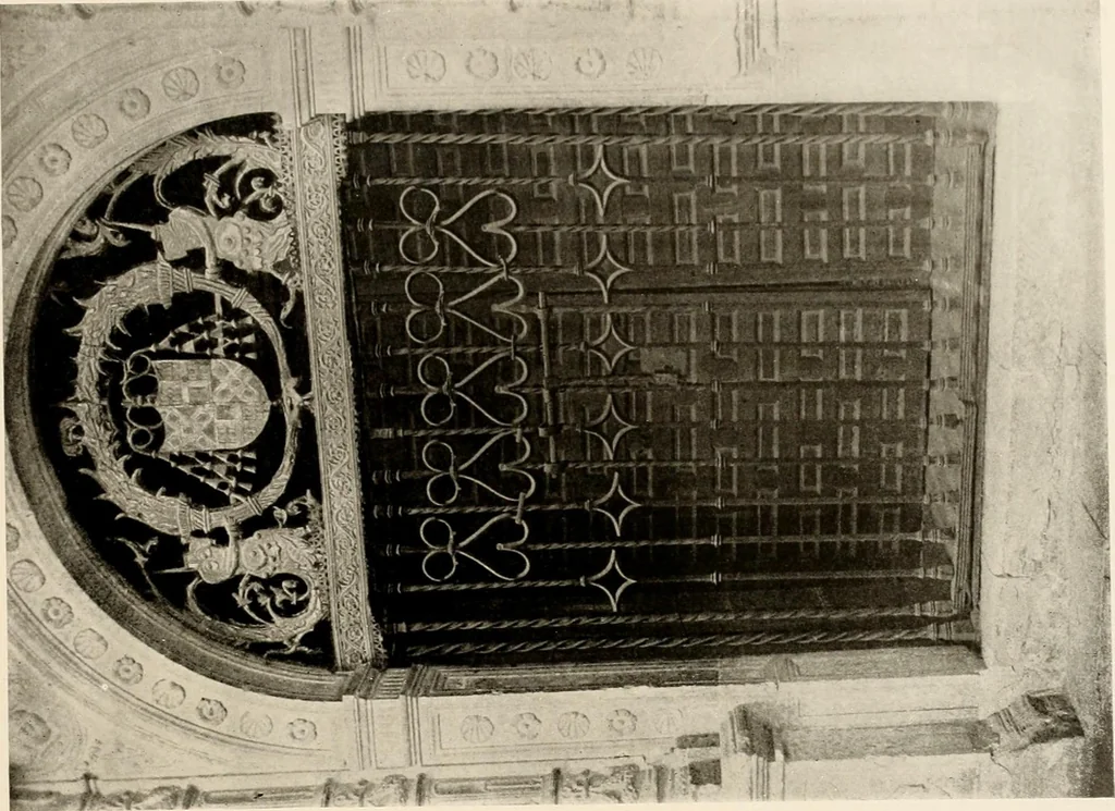An illustration from The renaissance architectvre of central and northern Spain, a collection of photographs and measvred drawings,, 1920, leaf 204