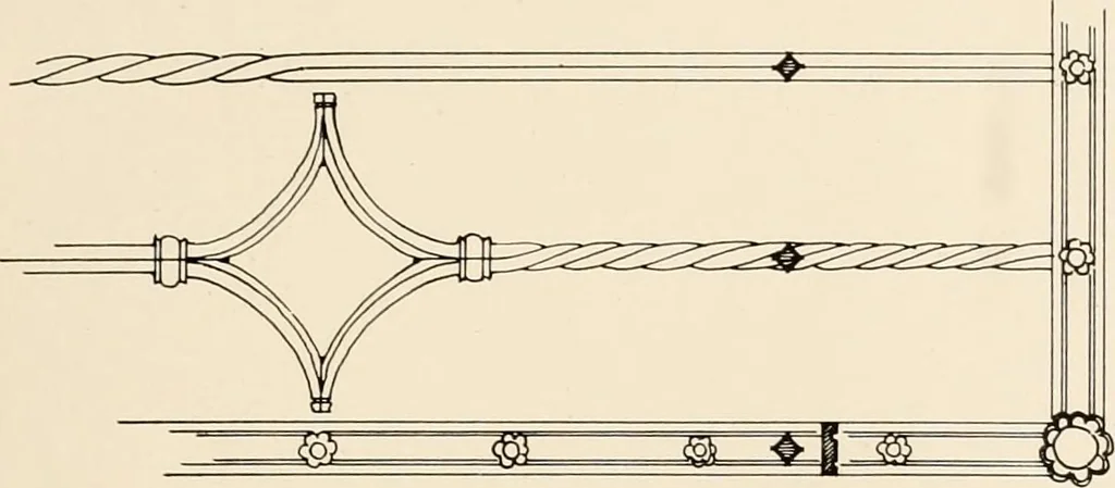 An illustration from The renaissance architectvre of central and northern Spain, a collection of photographs and measvred drawings,, 1920, leaf 220