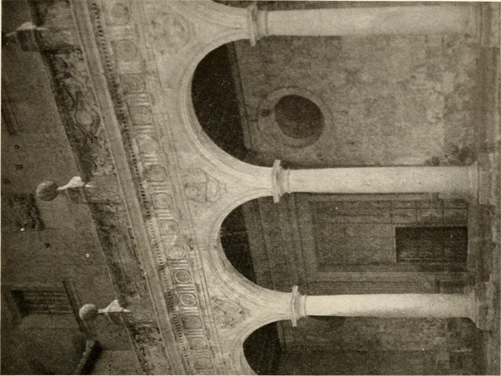 An illustration from The renaissance architectvre of central and northern Spain, a collection of photographs and measvred drawings,, 1920, leaf 236