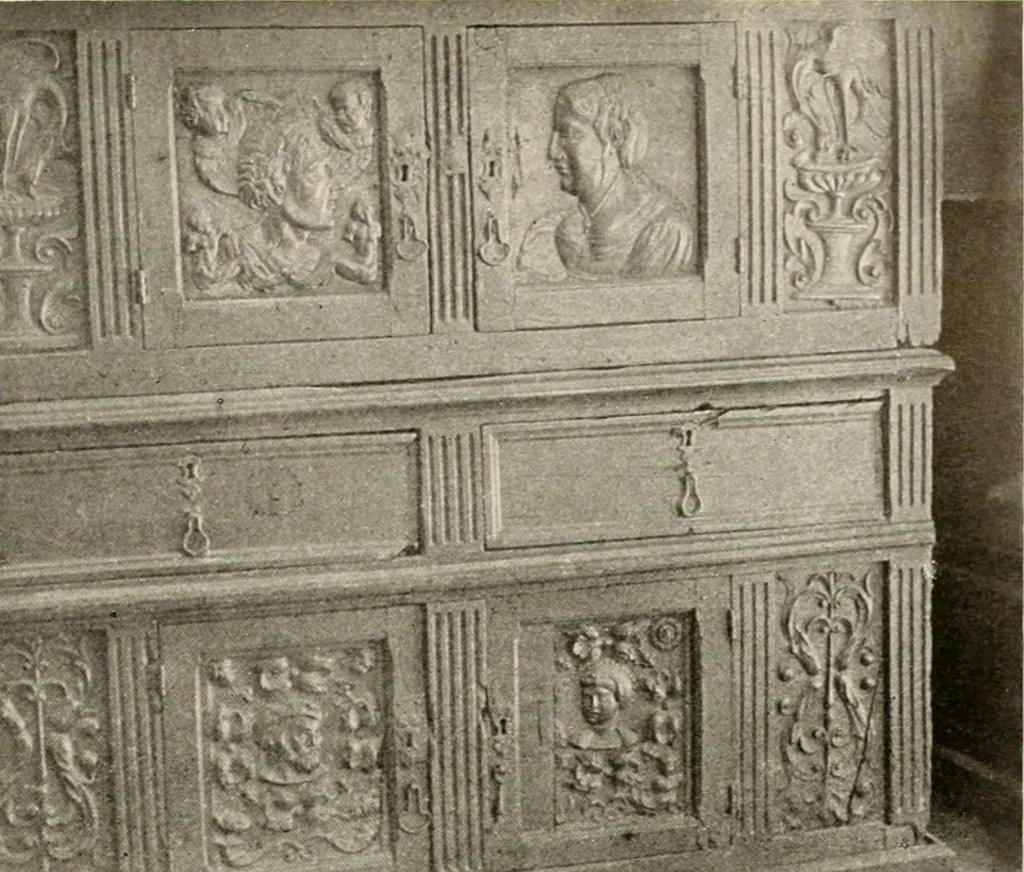 An illustration from The renaissance architectvre of central and northern Spain, a collection of photographs and measvred drawings,, 1920, leaf 240