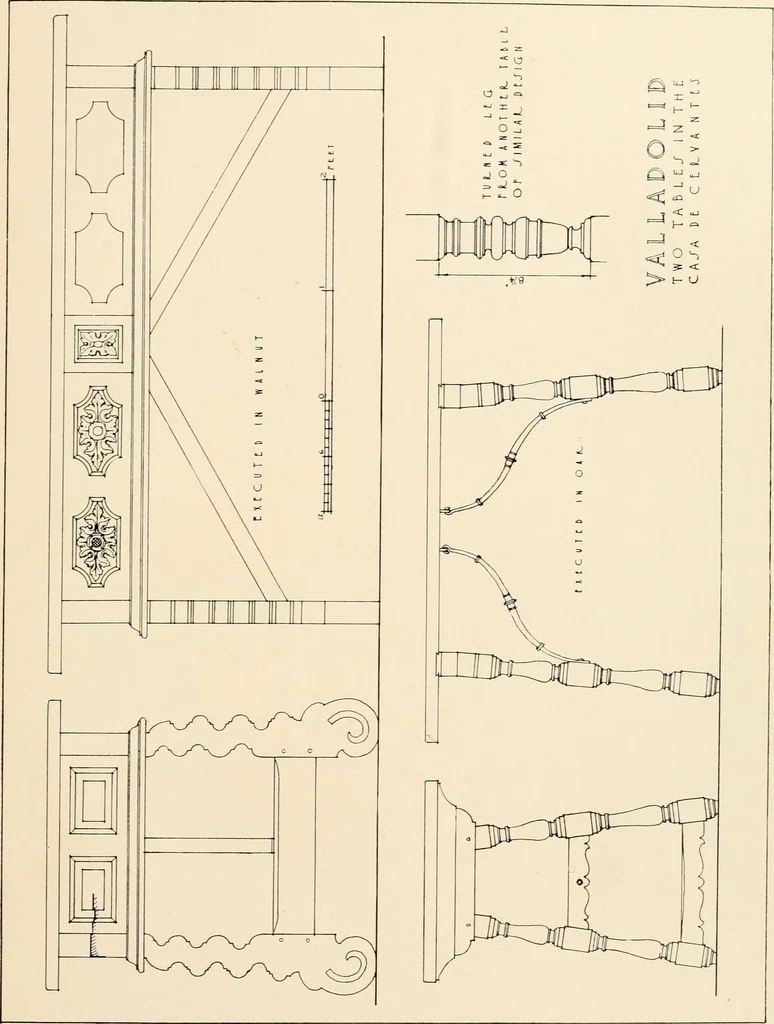 An illustration from The renaissance architectvre of central and northern Spain, a collection of photographs and measvred drawings,, 1920, leaf 248