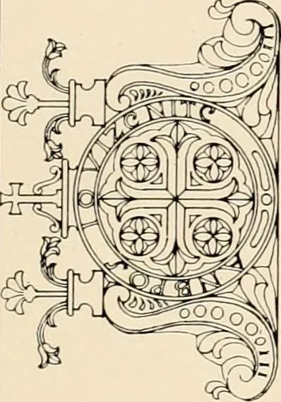 An illustration from The renaissance architectvre of central and northern Spain, a collection of photographs and measvred drawings,, 1920, leaf 250