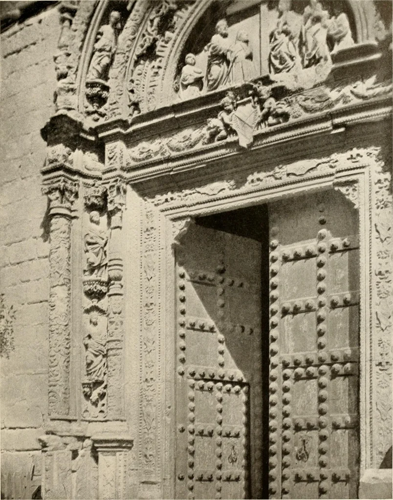 An illustration from The renaissance architectvre of central and northern Spain, a collection of photographs and measvred drawings,, 1920, leaf 30