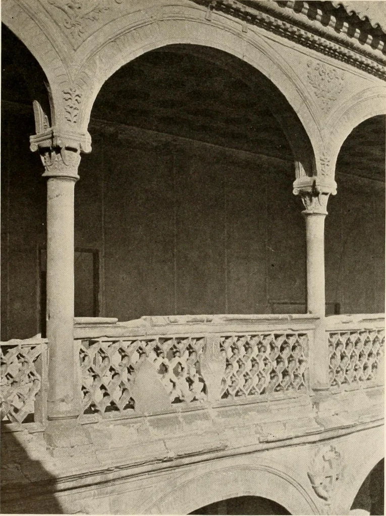 An illustration from The renaissance architectvre of central and northern Spain, a collection of photographs and measvred drawings,, 1920, leaf 40