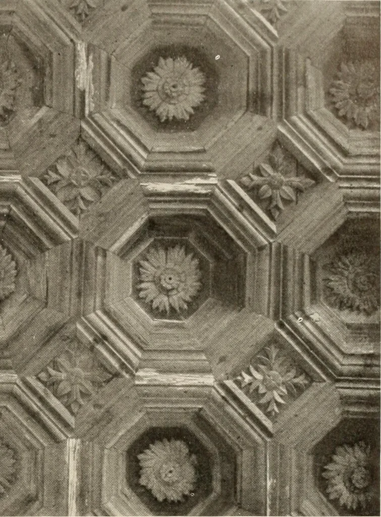 An illustration from The renaissance architectvre of central and northern Spain, a collection of photographs and measvred drawings,, 1920, leaf 42
