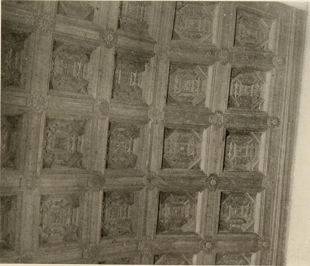 An illustration from The renaissance architectvre of central and northern Spain, a collection of photographs and measvred drawings,, 1920, leaf 42