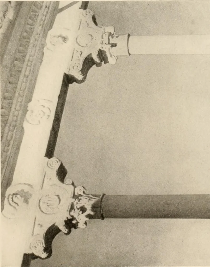 An illustration from The renaissance architectvre of central and northern Spain, a collection of photographs and measvred drawings,, 1920, leaf 56
