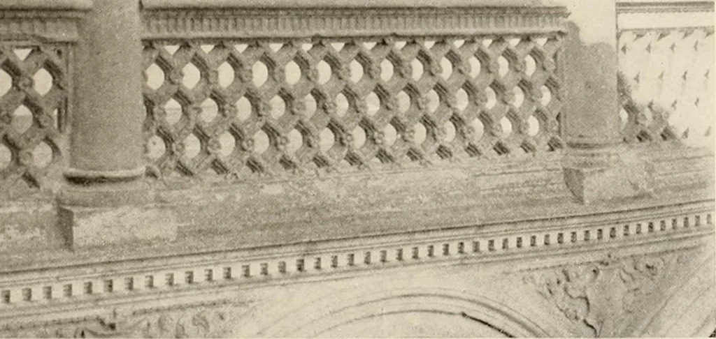 An illustration from The renaissance architectvre of central and northern Spain, a collection of photographs and measvred drawings,, 1920, leaf 56