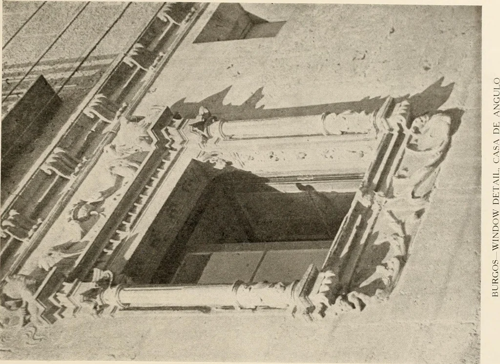 An illustration from The renaissance architectvre of central and northern Spain, a collection of photographs and measvred drawings,, 1920, leaf 80