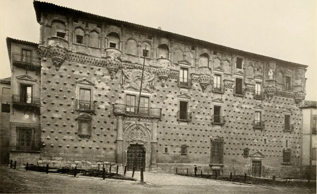 An illustration from The renaissance architectvre of central and northern Spain, a collection of photographs and measvred drawings,, 1920, leaf 86