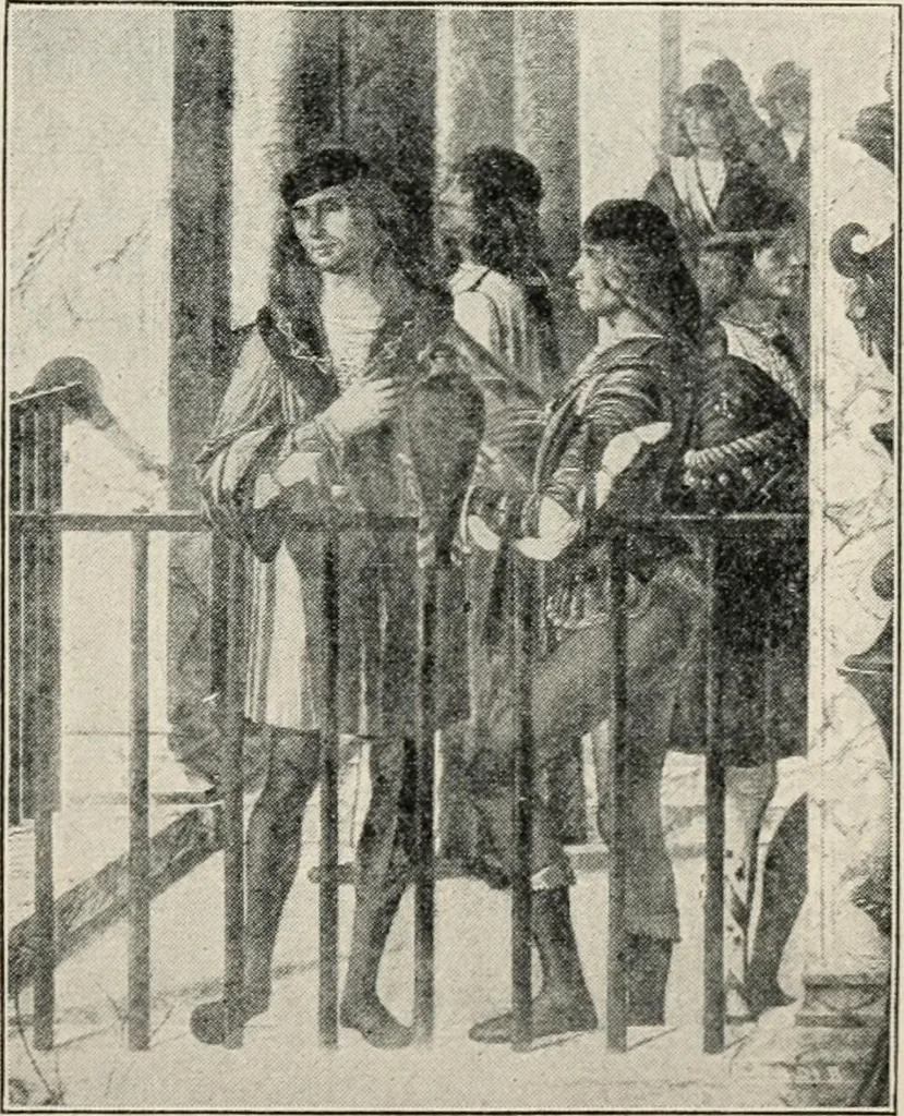 An illustration from Renaissance and modern art, 1908, leaf 132