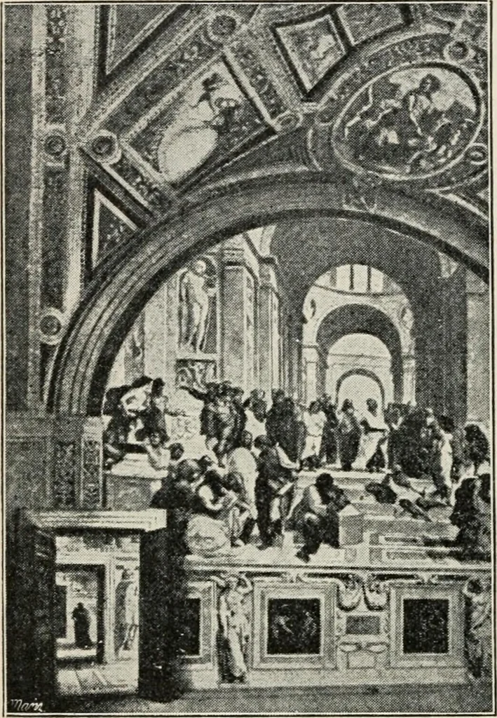 An illustration from Renaissance and modern art, 1908, leaf 149
