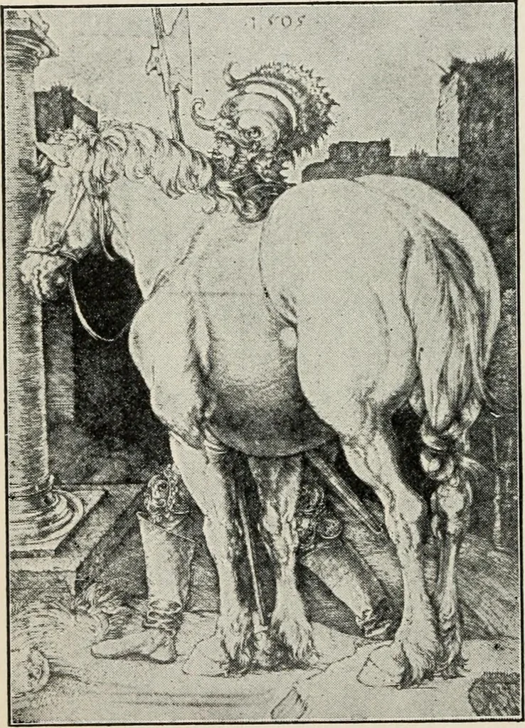 An illustration from Renaissance and modern art, 1908, leaf 193