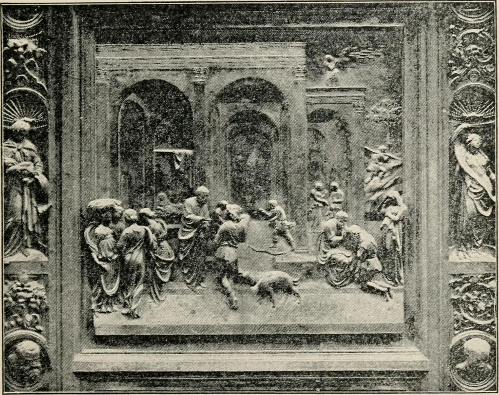 An illustration from Renaissance and modern art, 1908, leaf 220