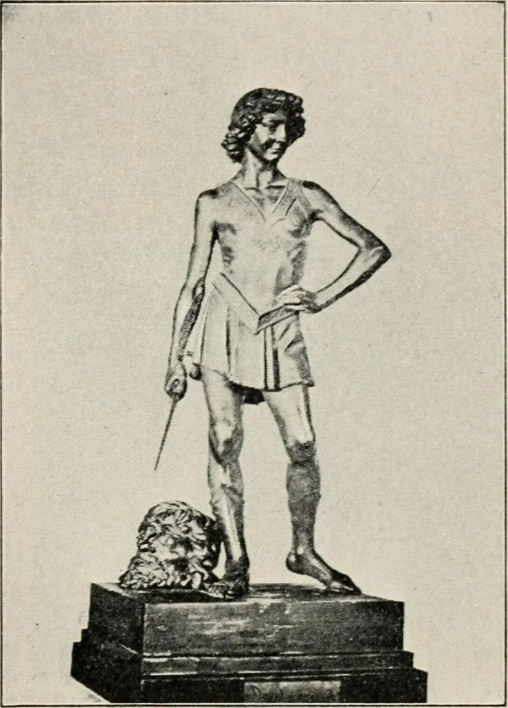 An illustration from Renaissance and modern art, 1908, leaf 228